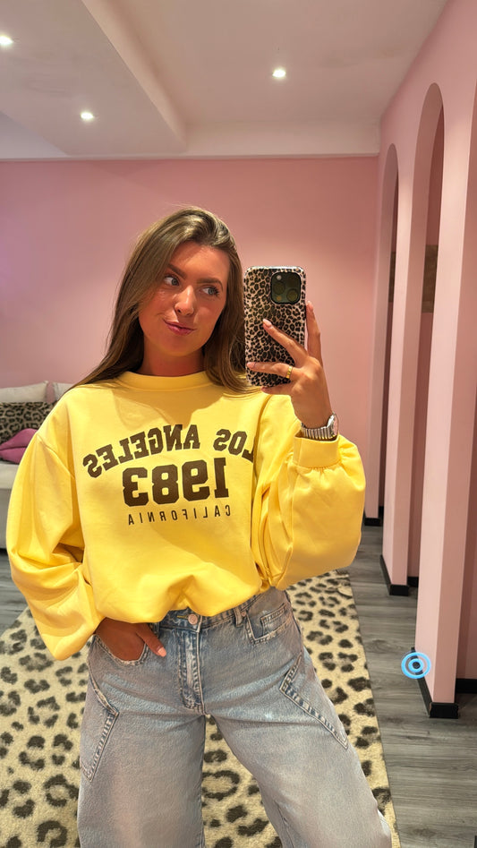 Los Angeles Sweater Geel