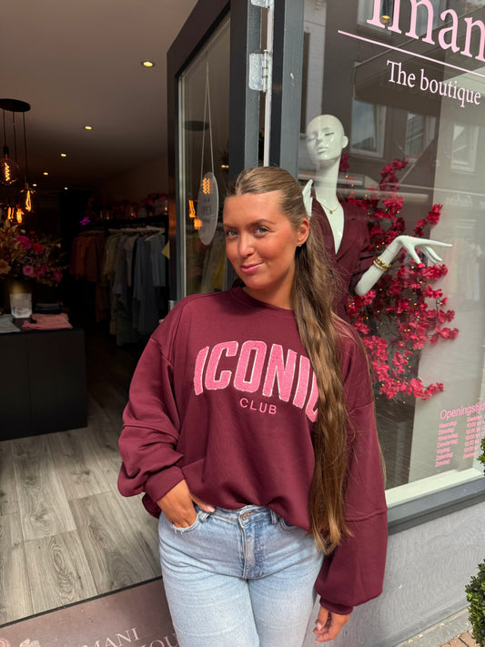 Iconic Sweater Bordeaux