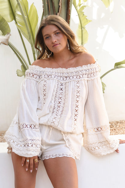 Top Marina Ellis Ivory Ibzmode