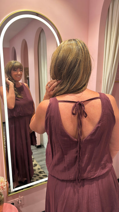 Jolie Jurk Aubergine