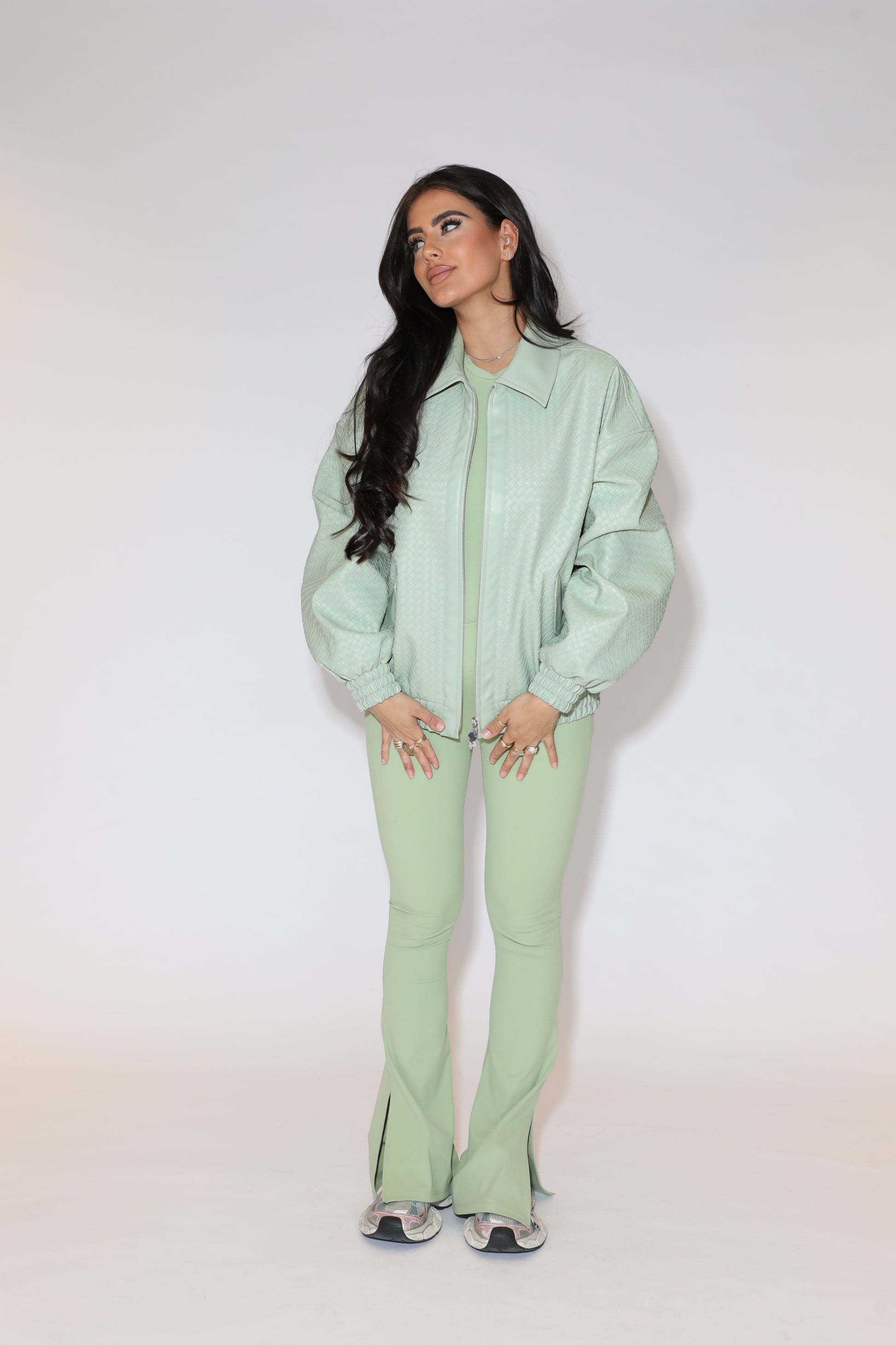 Clothing Shirt Reinders Reinders Soft Cotton T-Shirt Matcha Green XS