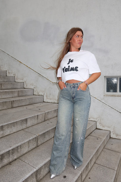 Denim Strass Jeans