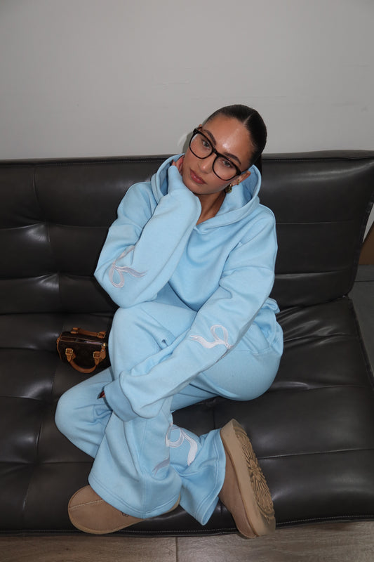 Bow Joggingsuit Light Blue