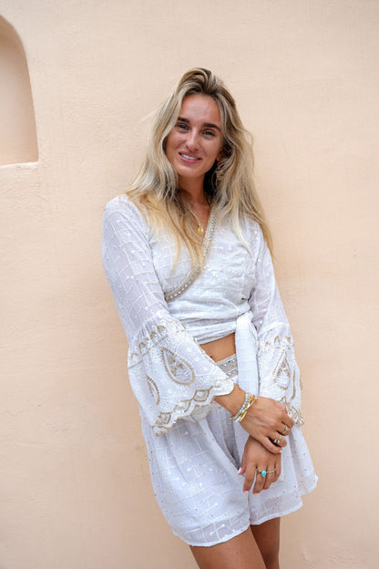 Short Tavio Lunara White Ibzmode
