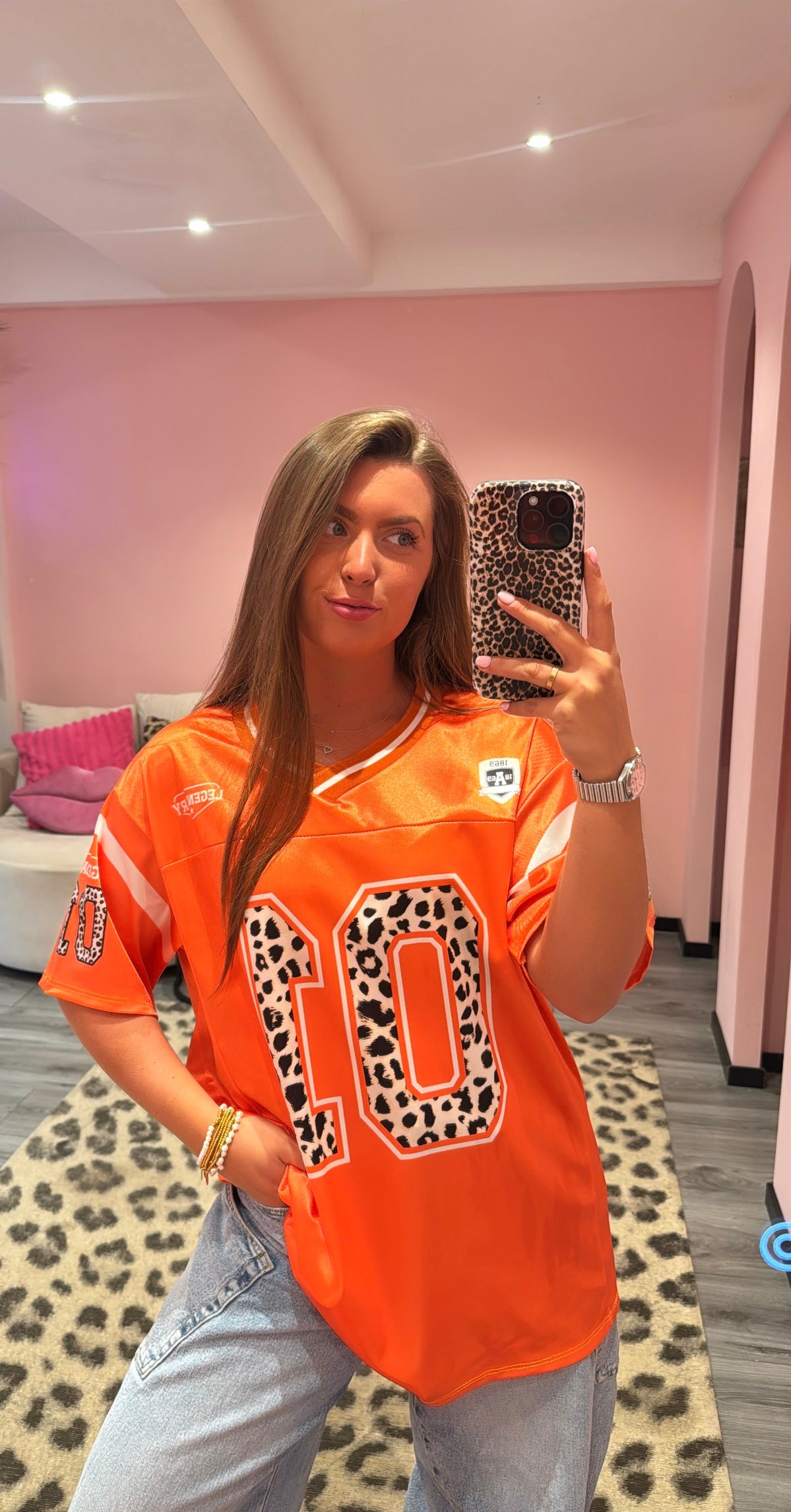 Leopard Jersey Oranje
