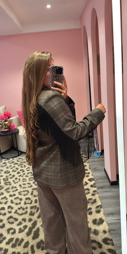 Fringe Blazer Bruin 20422