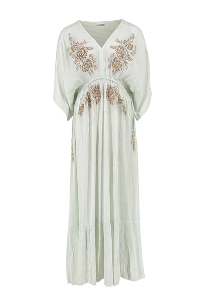 Dress Mireya Rosas Light Mint Ibzmode