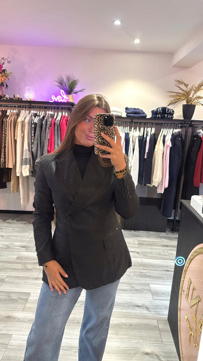 Blazer Paris Zwart Glitter