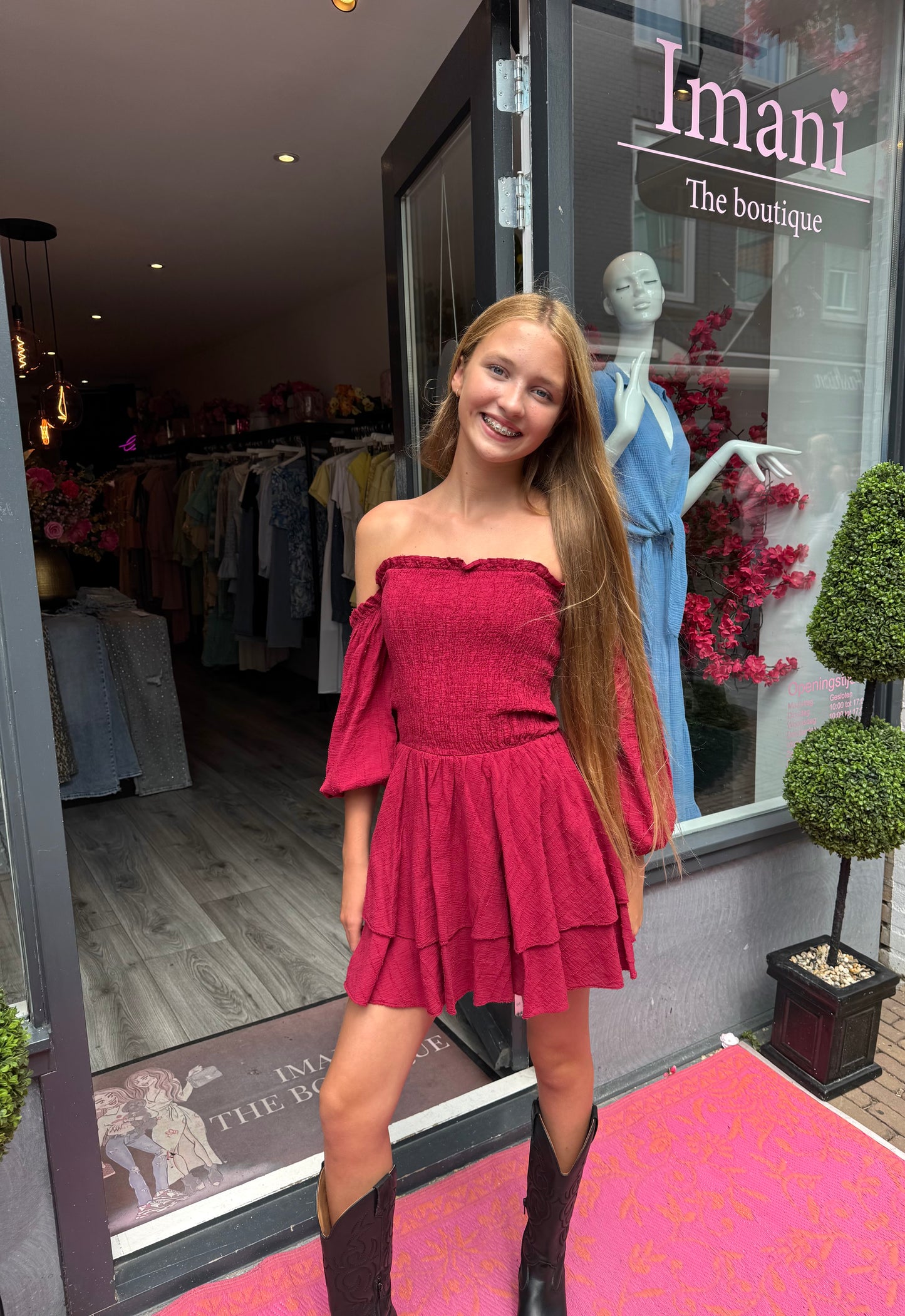 Melody Playsuit Bordeaux ByMila