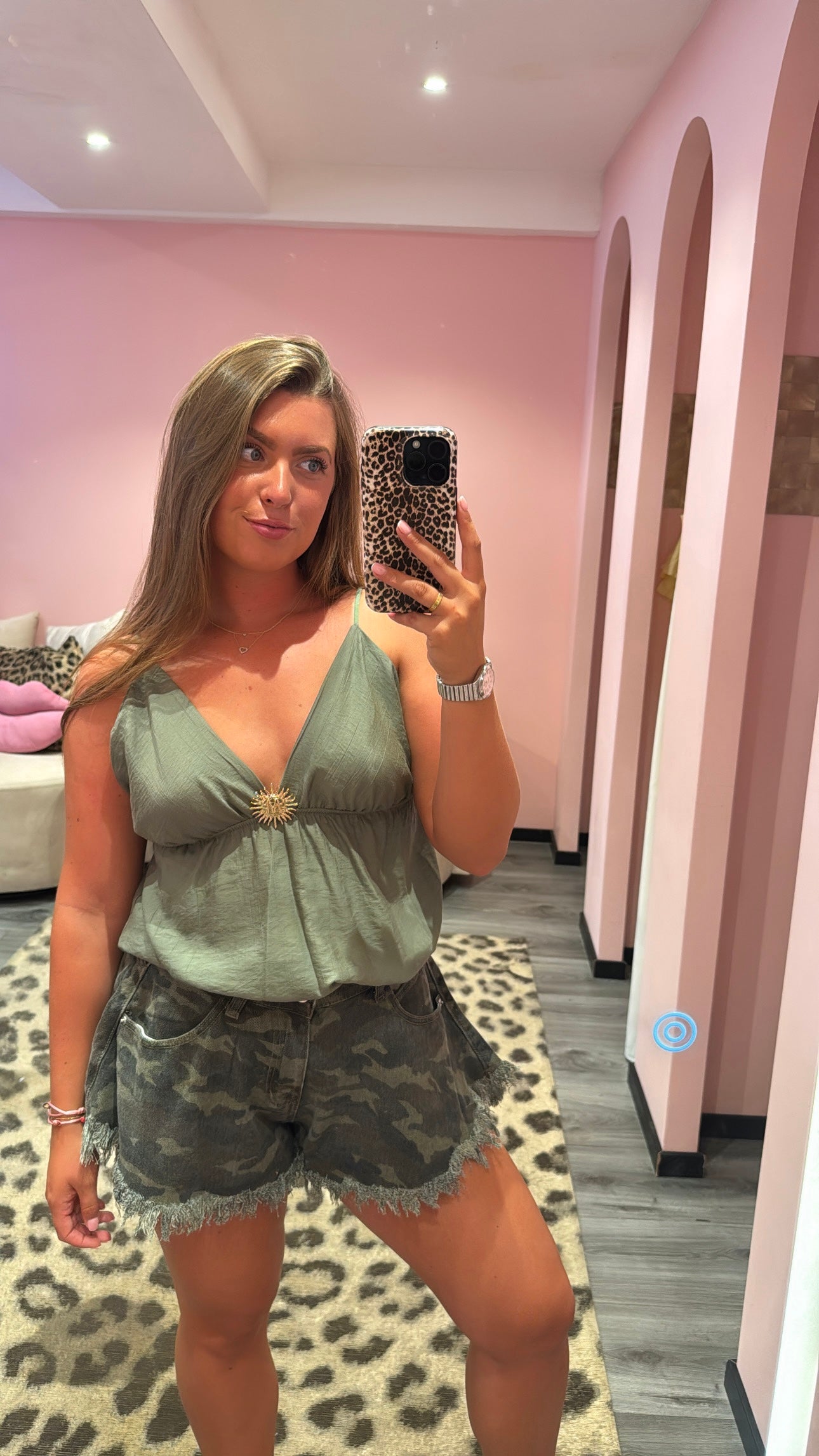 Sunshine Top Army Green