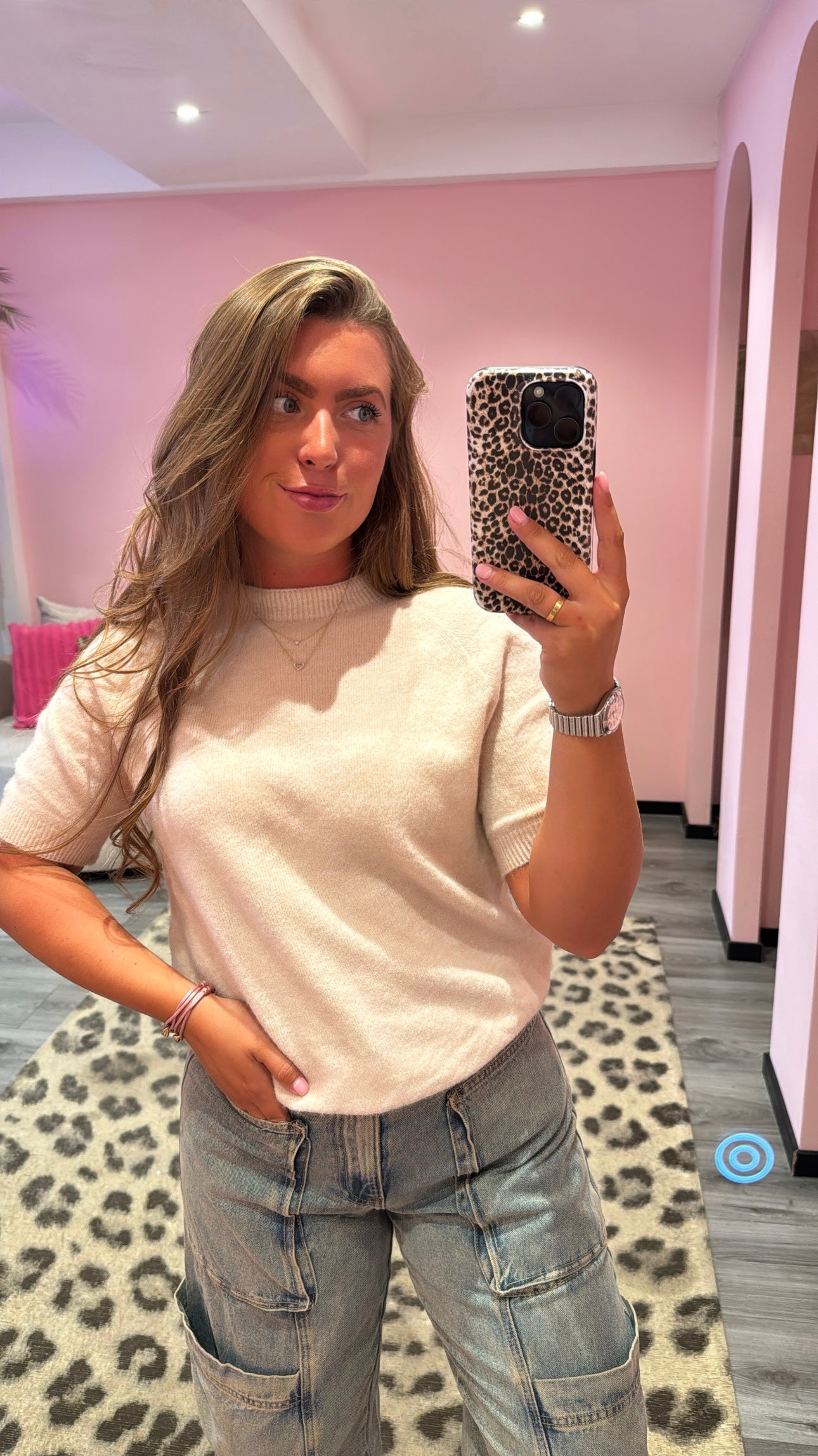 So Soft Knit Top Creme