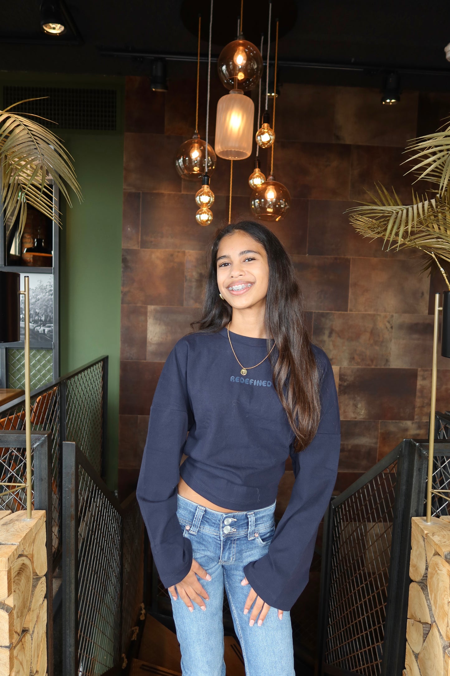 Redefined Top Navy Blue ByMila