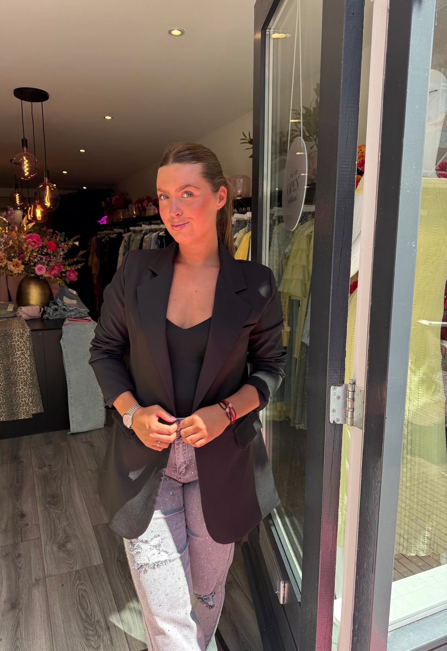 Boyfriend Blazer Zwart
