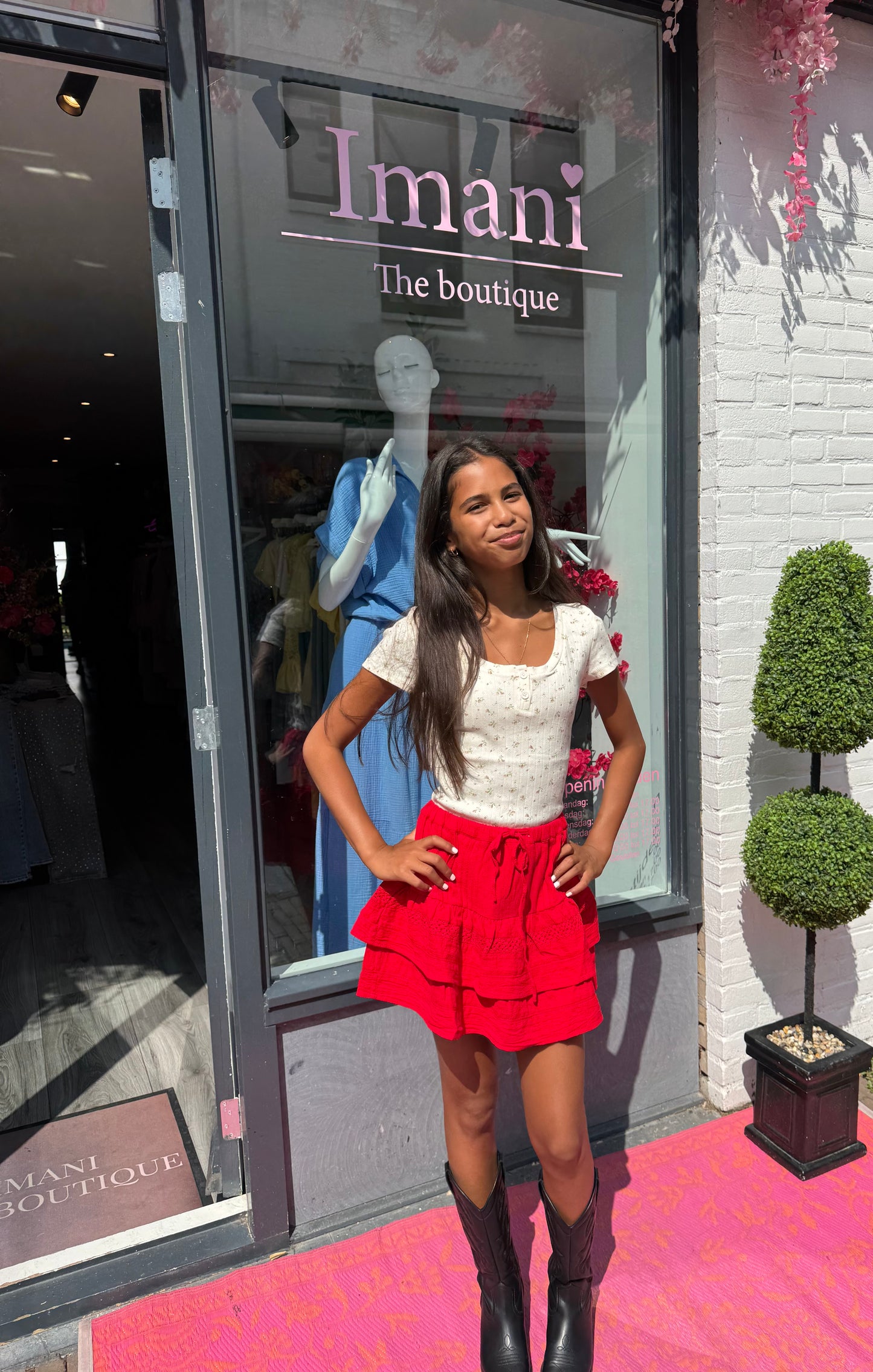 Kiana Skort Rood ByMila