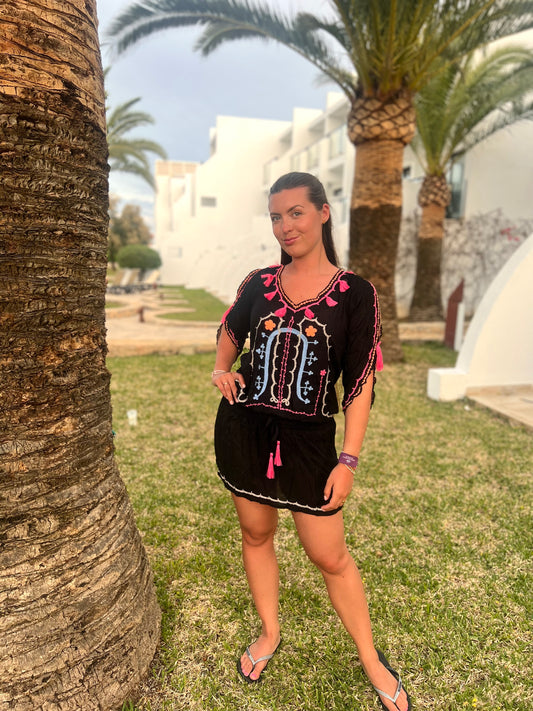 Ibiza Bagus Strand Jurkje Zwart