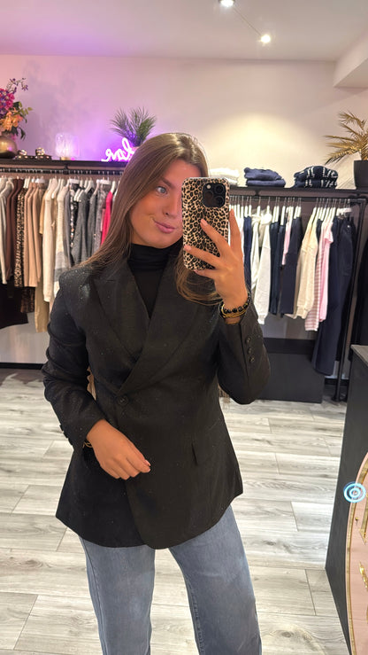 Blazer Paris Zwart Glitter