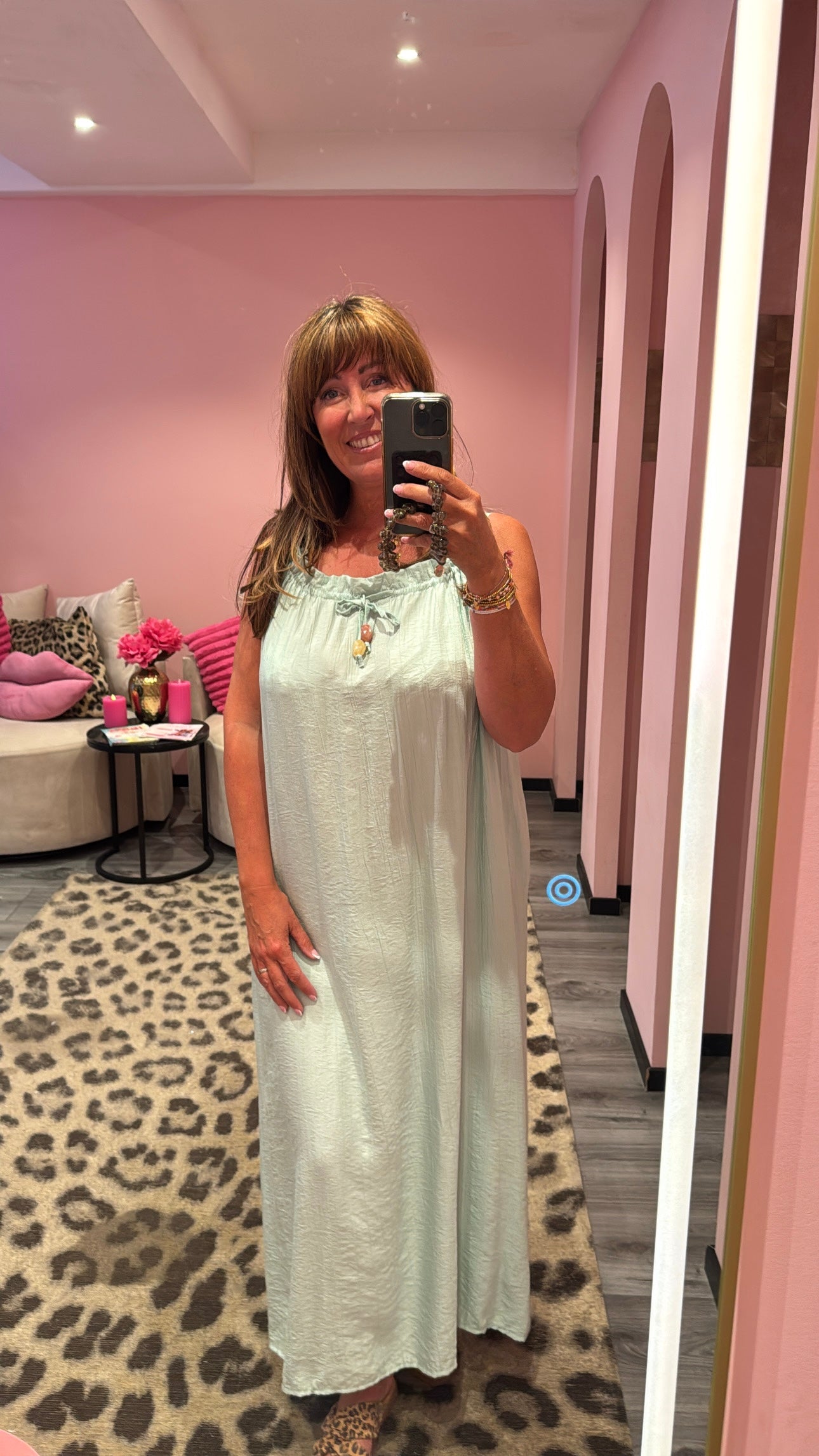 Isla Maxi Jurk Mint