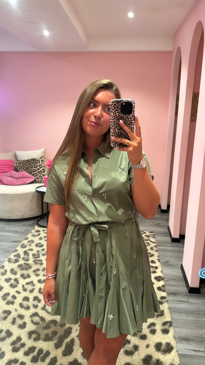 Monroe Sparkle Jurkje Olive