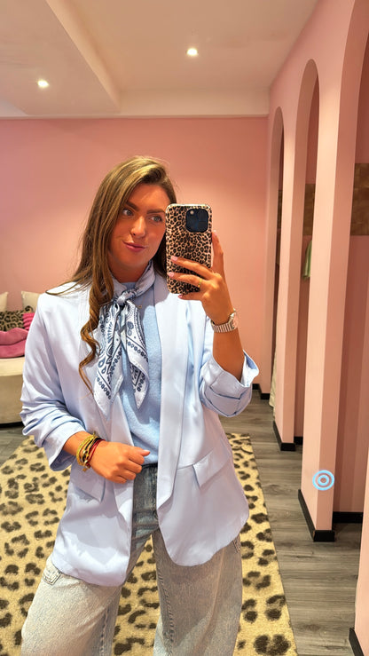 Bestseller Blazer Licht Blauw