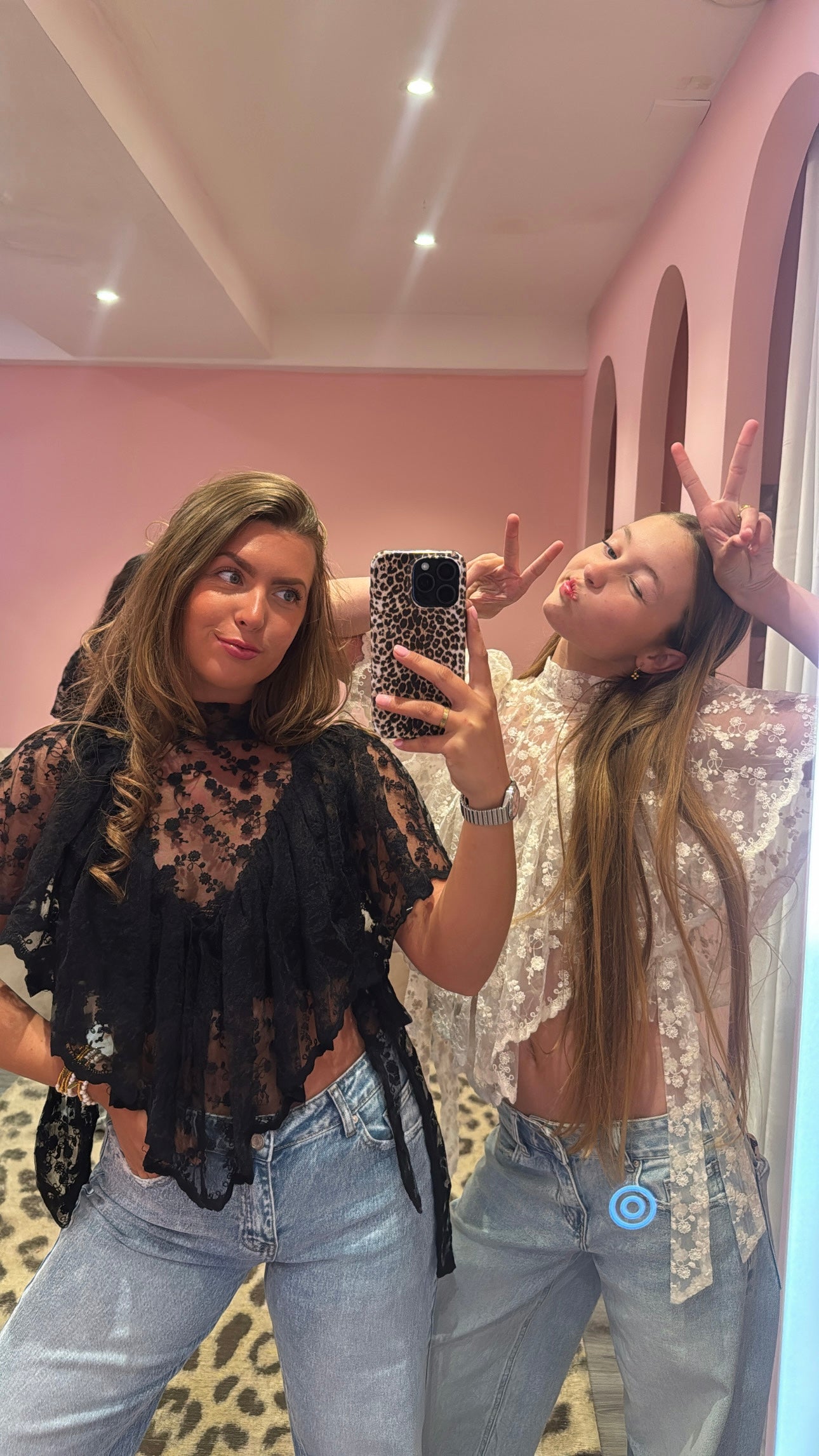 Boho Chic Lace Top Zwart