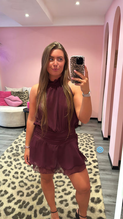 Chloé Playsuit Bordeaux