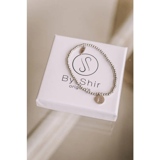 ByShir Armand Met Letter Zilver