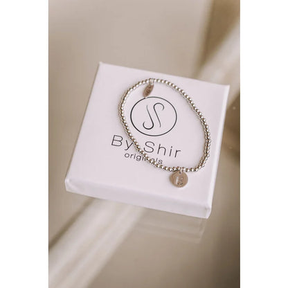 ByShir Armand Met Letter Zilver