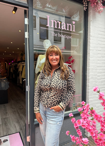 Ambika Travel Blouse Hollis Leopard