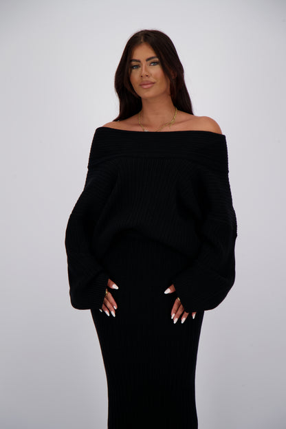 Reinders Kourtney Knit Sweater True Black