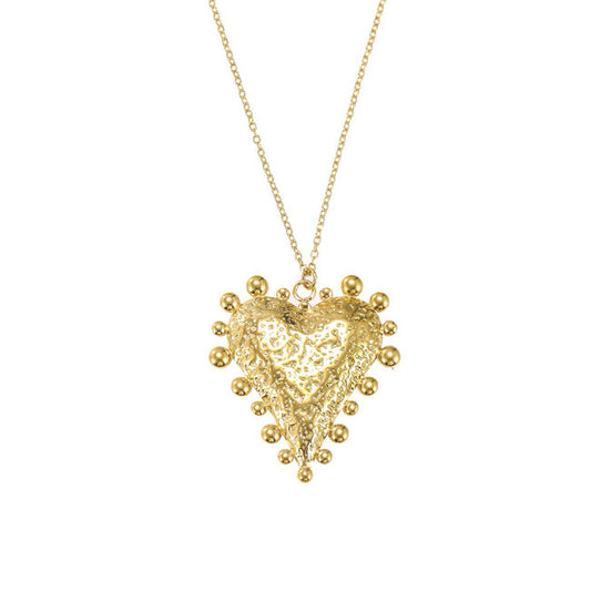 ByShir Ketting Hart Lang Goud