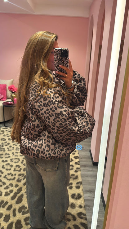 Lola Leopard Puffer Jacket