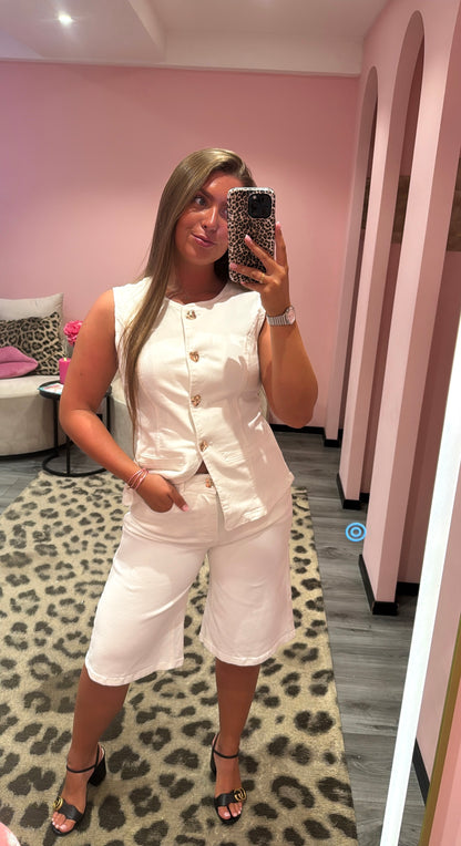 Monaco 2 Delige Set Wit