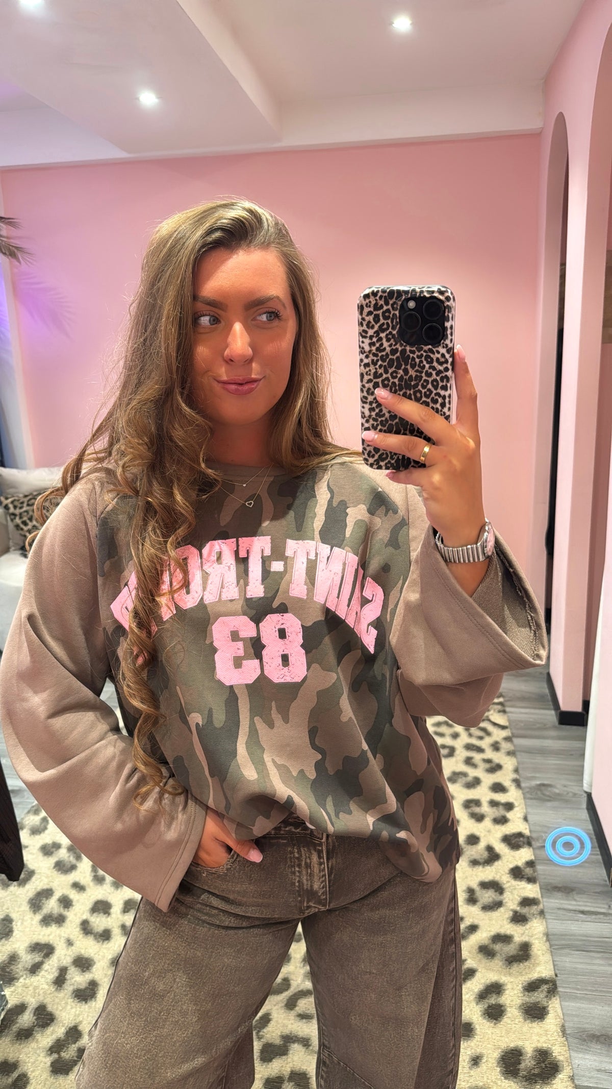 Camouflage Longsleeve Saint Tropez Bruin