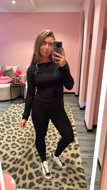 Soft Touch Ski Legging Zwart