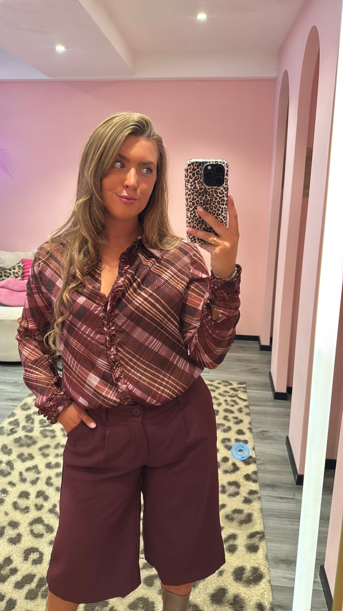 Blouse June Bordeaux