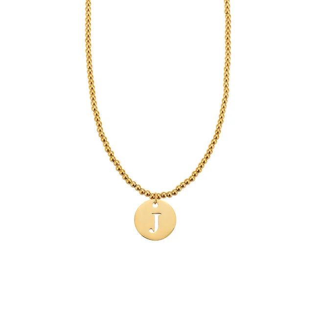 ByShir Ketting Met Letter Goud