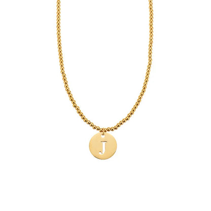 ByShir Ketting Met Letter Goud