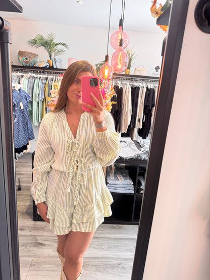Playsuit Geel/Blauw
