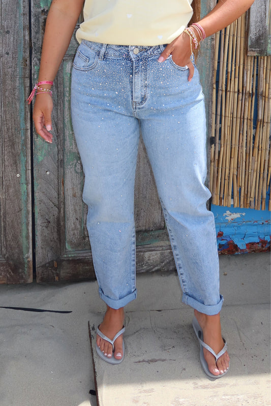 Balloon Strass Jeans