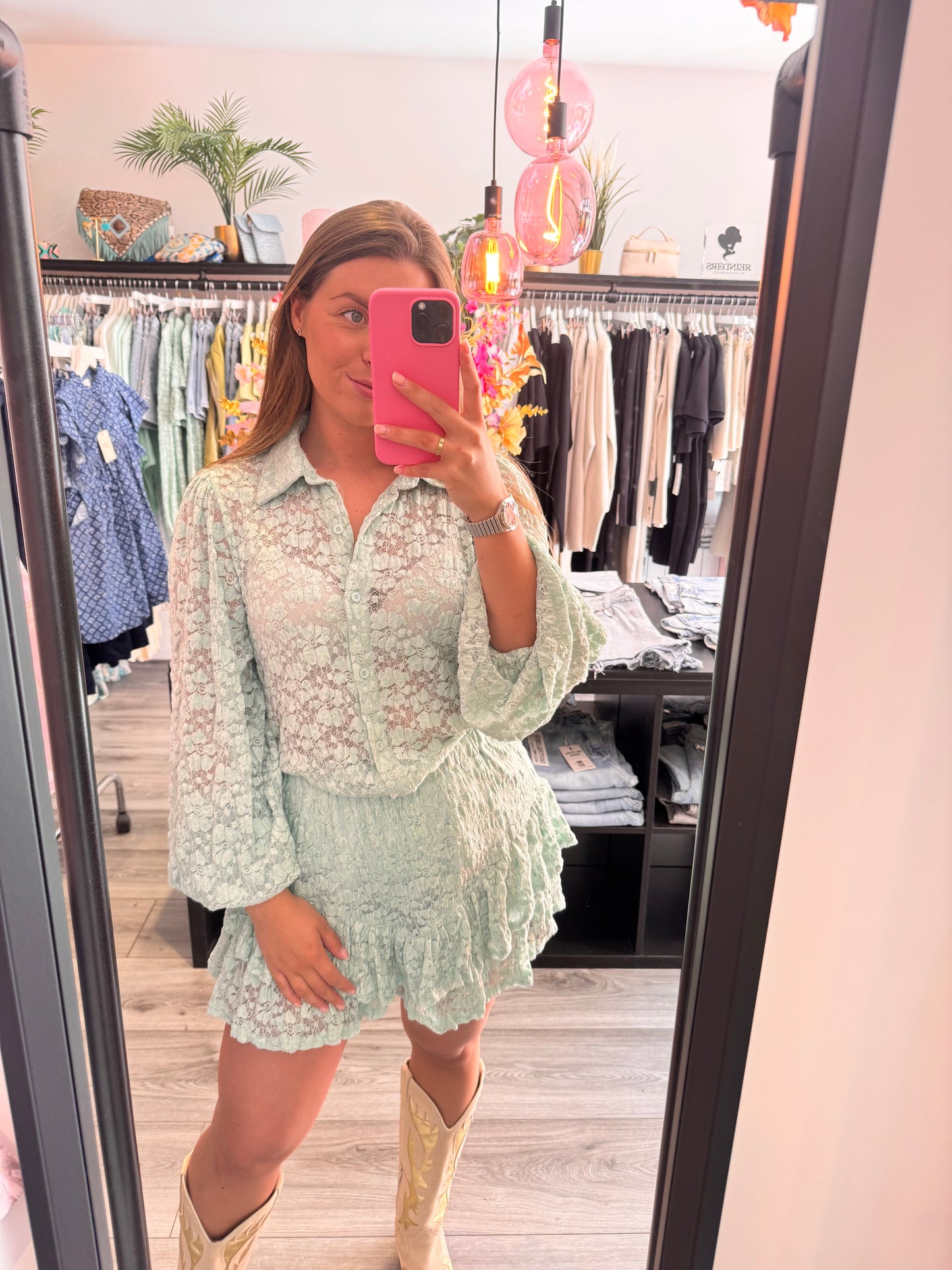Lace Set Mint