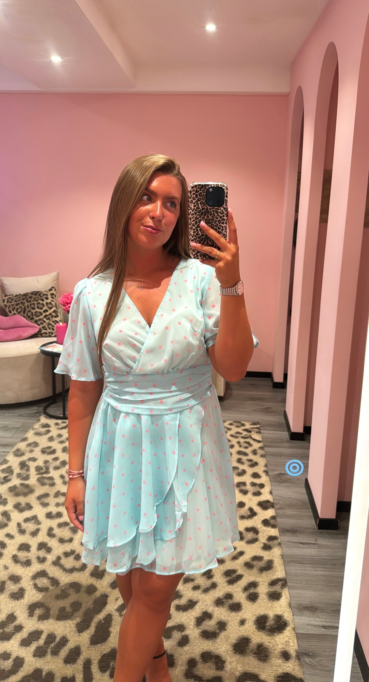 Turquoise Dots Jurkje
