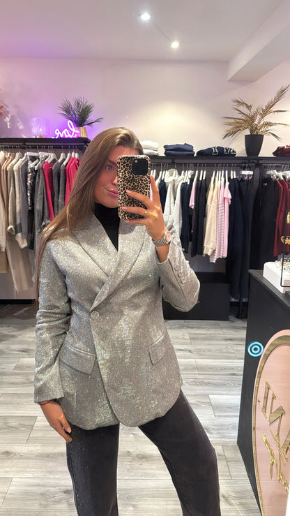 Blazer Paris Zilver Glitter