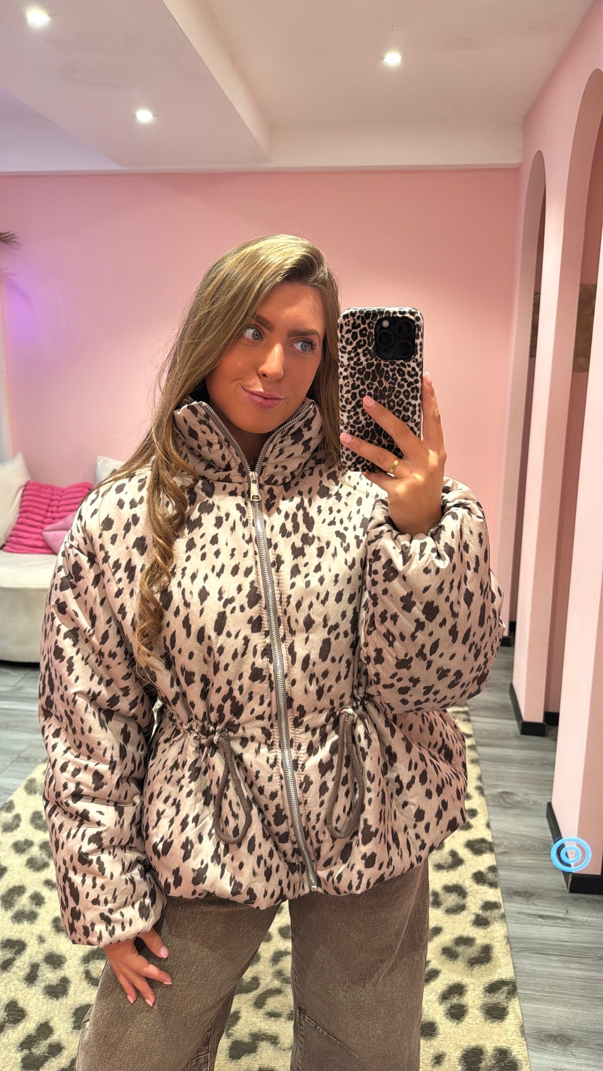 Bowie Puffer Printed Bambi