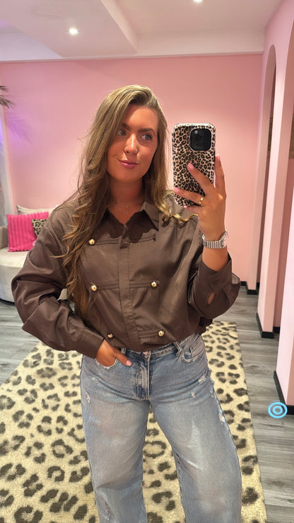 Blouse Utility Bruin