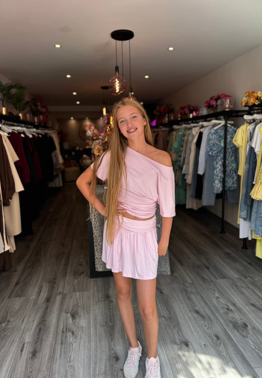 Bonnie Skort Pink ByMila