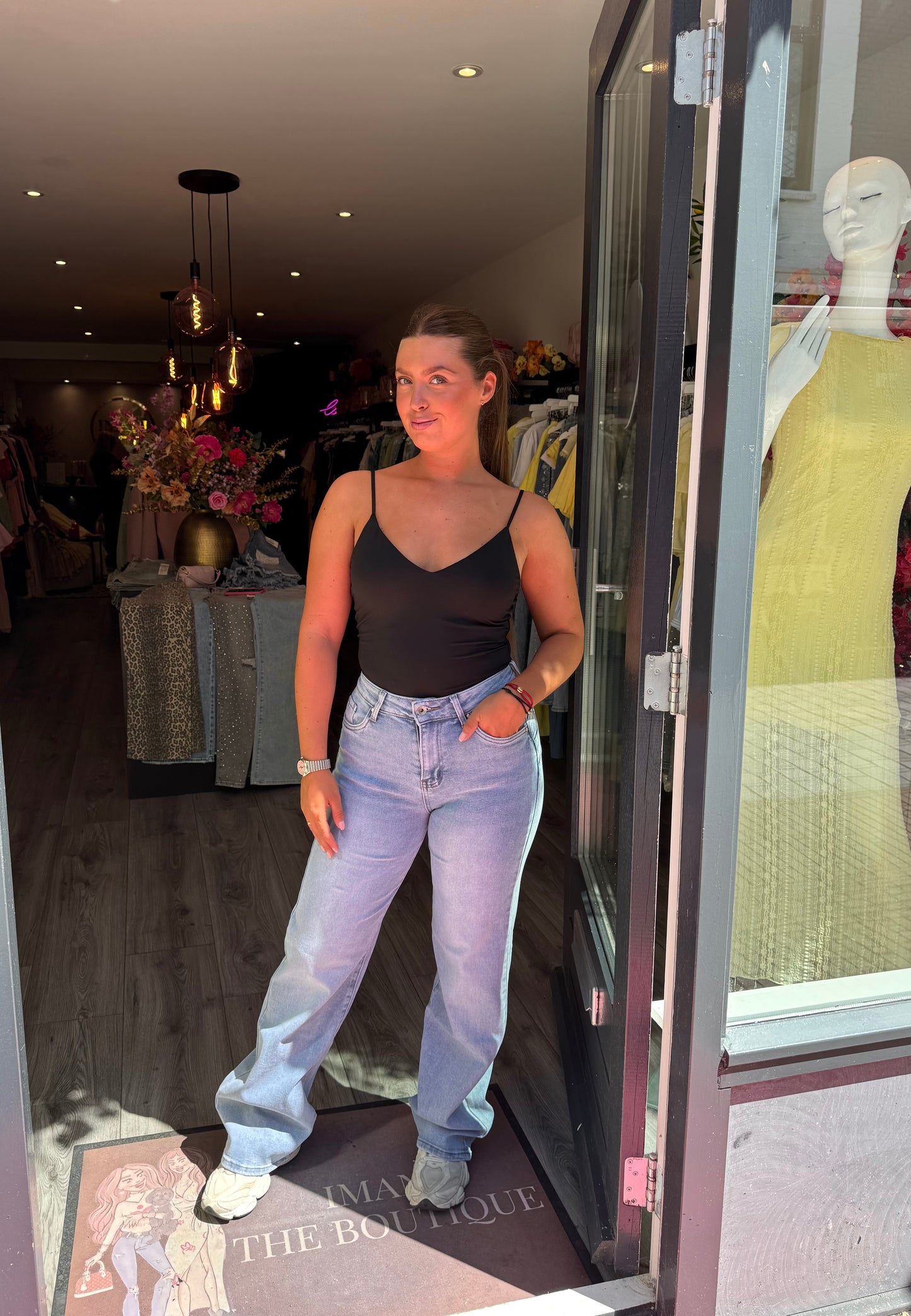 Stretchy Body Met Cups Zwart