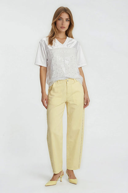 Lace Baseball Top Wit