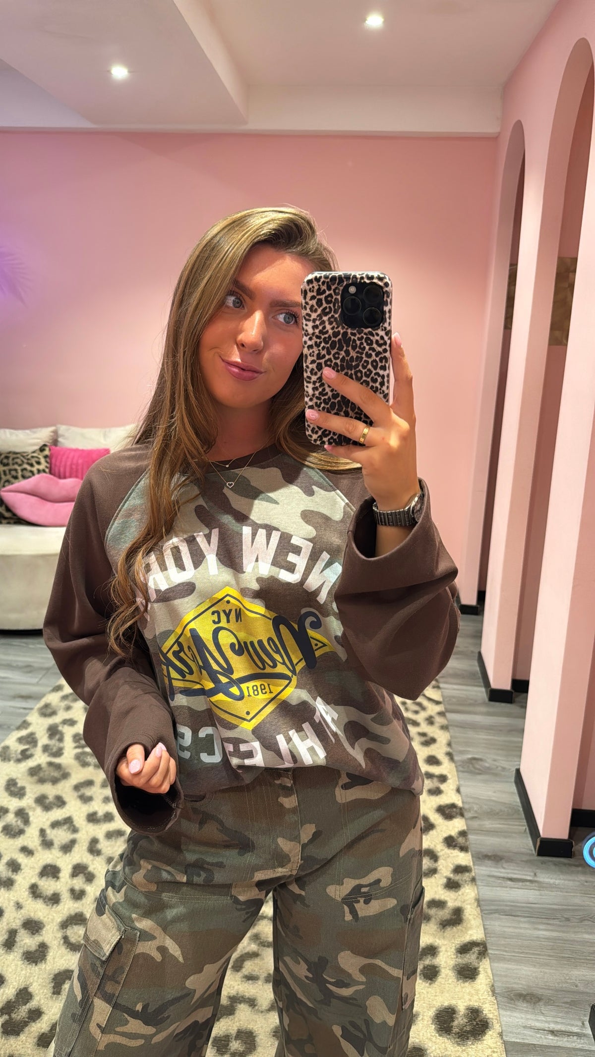 Camouflage Longsleeve New York Bruin