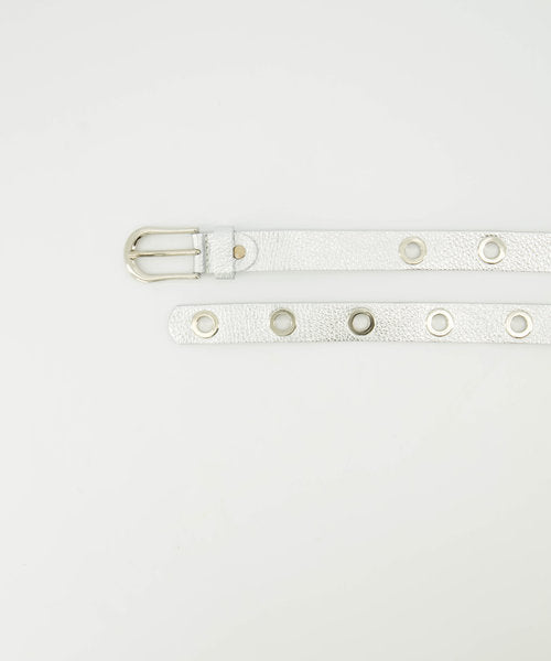 Avery Belt Metallic Silver