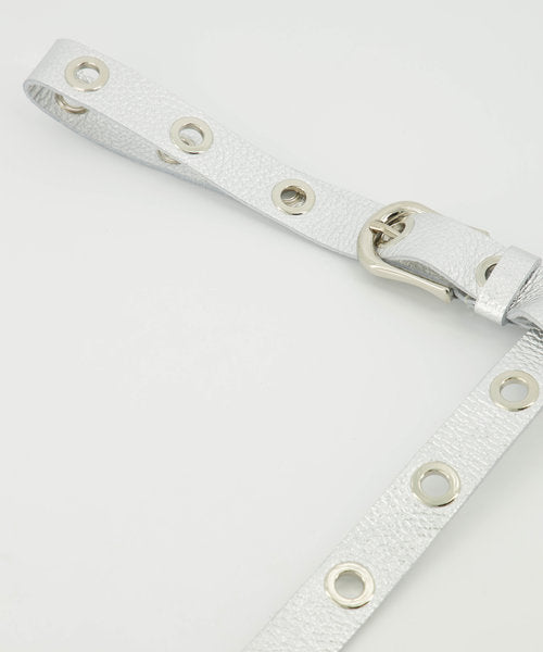 Avery Belt Metallic Zilver